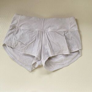 Lululemonn speed shorts. Light blue